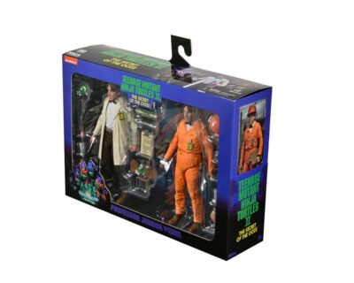 TMNT II: The Secret of the Ooze Action Figure 2-Pack Lab Coat Professor Perry and Hazmat Suit Professor Perry 18 cm By Neca - immagine 3