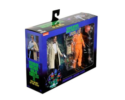 TMNT II: The Secret of the Ooze Action Figure 2-Pack Lab Coat Professor Perry and Hazmat Suit Professor Perry 18 cm By Neca - immagine 4