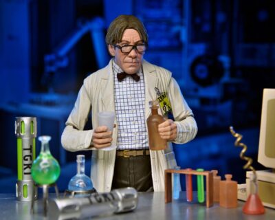 TMNT II: The Secret of the Ooze Action Figure 2-Pack Lab Coat Professor Perry and Hazmat Suit Professor Perry 18 cm By Neca - immagine 8