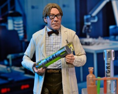 TMNT II: The Secret of the Ooze Action Figure 2-Pack Lab Coat Professor Perry and Hazmat Suit Professor Perry 18 cm By Neca - immagine 11
