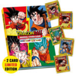 DRAGON BALL UNIVERSAL STICKER COLLECTION - HARDCOVER   CONTIENE ALBUM CARTONATO + 5 BUSTINE + 2 CARD LIMITED EDITION - immagine 2