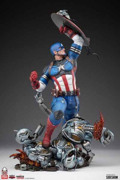 Marvel Future Revolution Statue 1/6 Captain America 38 cm by Premium Collectibles Studio - PCS - immagine 6