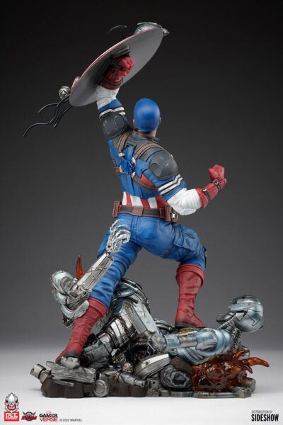 Marvel Future Revolution Statue 1/6 Captain America 38 cm by Premium Collectibles Studio - PCS - immagine 9