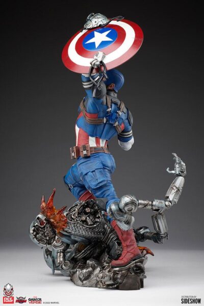 Marvel Future Revolution Statue 1/6 Captain America 38 cm by Premium Collectibles Studio - PCS - immagine 10