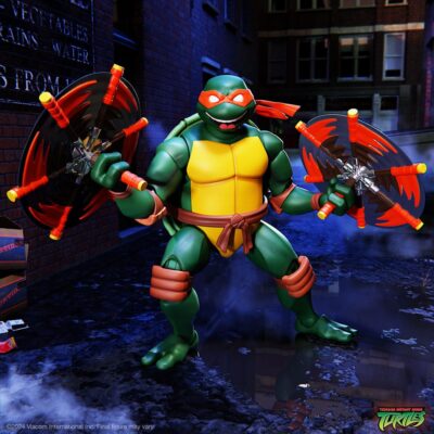 Teenage Mutant Ninja Turtles Ultimates Action Figure Wave 12 Michelangelo 18 cm by Super 7 - immagine 3