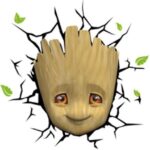 Marvel 3D LED Light Baby Groot Face 3D