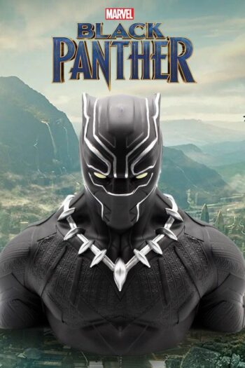 Marvel Comics Coin Bank Black Panther Wakanda Deluxe 20 cm