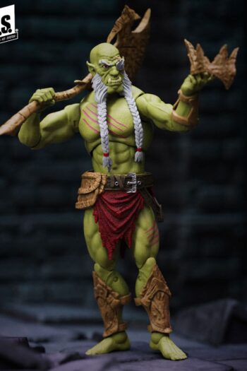 Vitruvian H.A.C.K.S. Action Figure Mighty Orc Sovran Bur'Zagi
