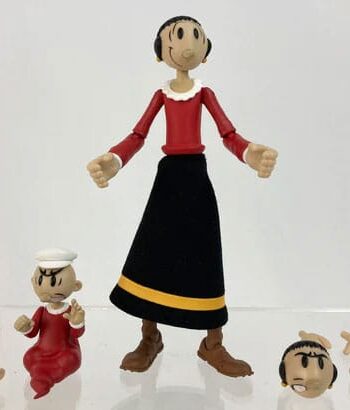 Popeye Action Figure Wave 01 Olive Oyl