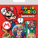 Super Mario Pin-Back Buttons 5-Pack