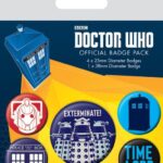 Doctor Who Pin-Back Buttons 5-Pack Exterminate