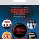 Stranger Things Pin-Back Buttons 5-Pack Upside Down