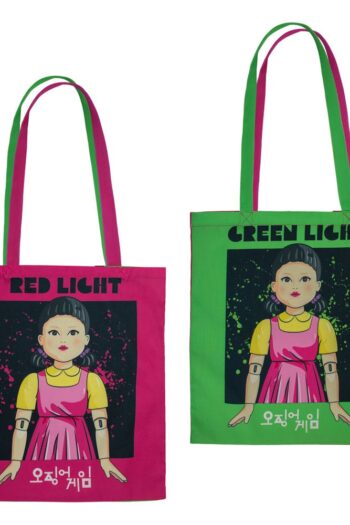 Squid Game Tote Bag Red light, green light