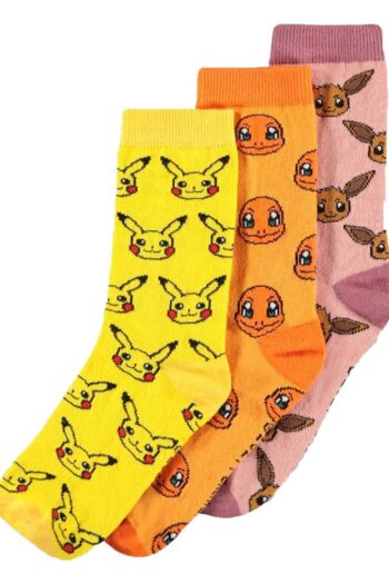 Pokémon Socks 3-Pack Three Icons 39-42