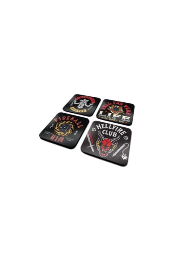 Stranger Things 4 Coaster 4-Pack Hellfire Club
