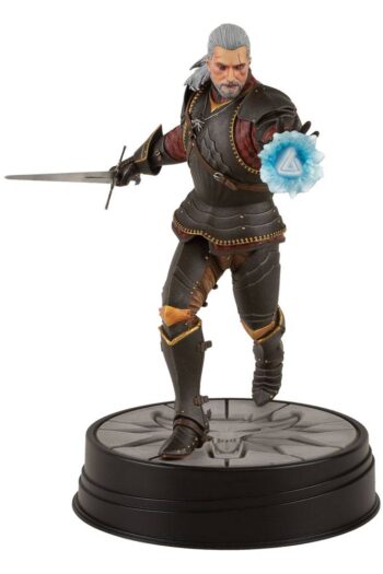 Witcher 3 Wild Hunt PVC Statue Geralt Toussaint Tourney Armor 20 cm