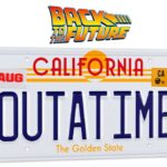 Back To The Future Replica 1/1 ´Outatime´ DeLorean License Plate