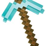 Minecraft Plastic Replica Diamond Pickaxe 40 cm