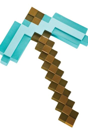 Minecraft Plastic Replica Diamond Pickaxe 40 cm