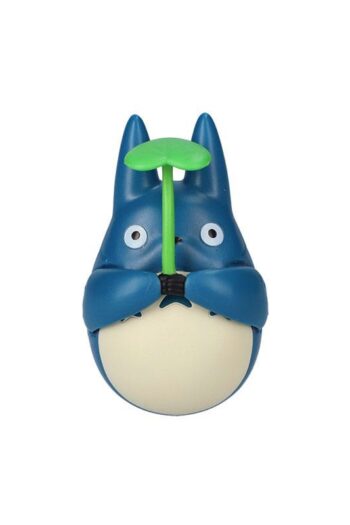 My Neighbor Totoro Round Bottomed Figurine Mid Totoro with leaf 6 cm