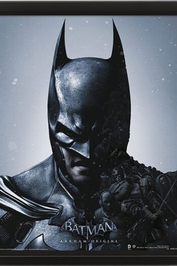 Batman Arkham Origins Framed 3D Effect Poster Pack Batman vs. Joker 26 x 20 cm (3)