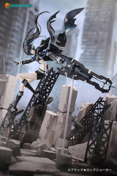 Black Rock Shooter Fragment Online Statue 1/7 Elishka 43 cm by Ensoutoys - immagine 6