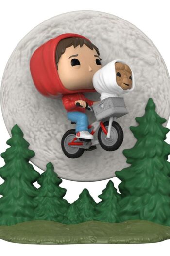 E.T. the Extra-Terrestrial POP! Moment Vinyl Figure Elliot and ET Flying (GITD) 9 cm