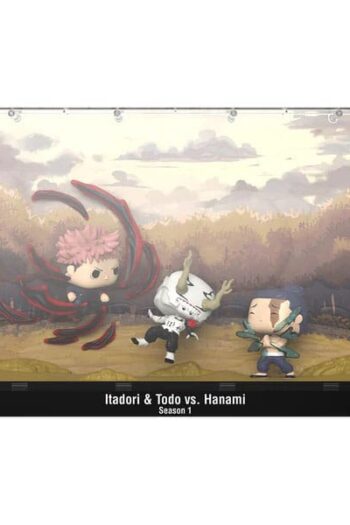 Jujutsu Kaisen POP Moments Vinyl Figures Itadori & Todo vs Hanami 9 cm