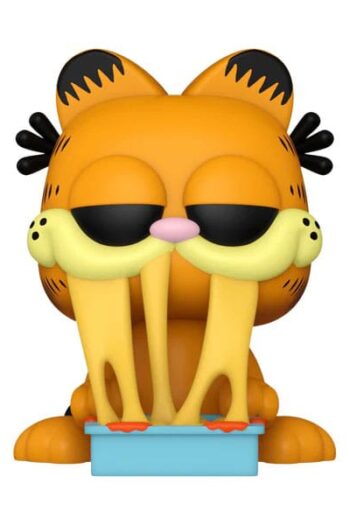 Garfield POP! Comics Vinyl Garfield w/Lasagna Pan 9 cm