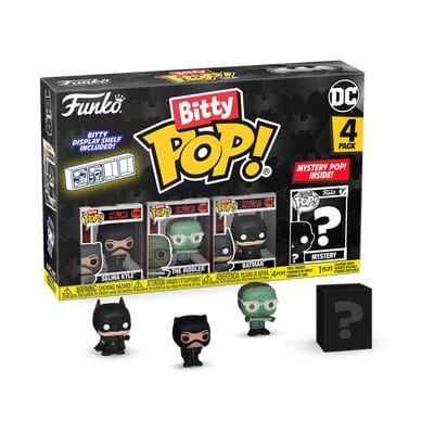 x_fk81128 Batman 85th Anniversary Bitty POP! Vinyl Figure 4-Pack Catwoman 2,5 cm - immagine 1