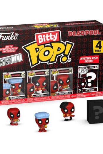 Deadpool Bitty POP! Vinyl Figure 4-Pack Bathtime 2,5 cm
