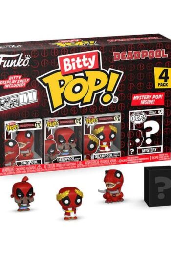 Deadpool Bitty POP! Vinyl Figure 4-Pack Dinopool 2,5 cm