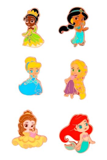 Disney Loungefly POP! Enamel Pins Princess Chibi 4 cm Assortment (12)