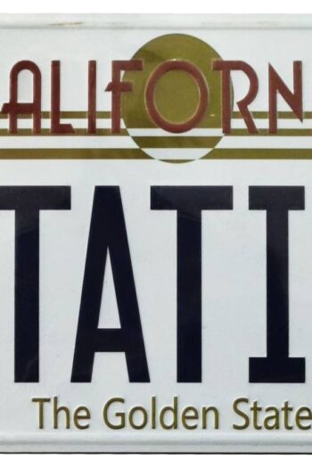 Back To The Future Metal Sign ´Outatime´ DeLorean License Plate