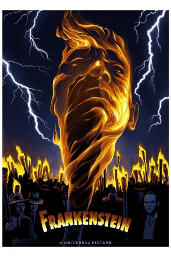 Universal Monsters Art Print Frankenstein Limited Edition 42 x 30 cm