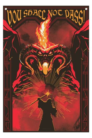 Lord of the Rings Wall Banner You shall not pass! 125 x 85 cm