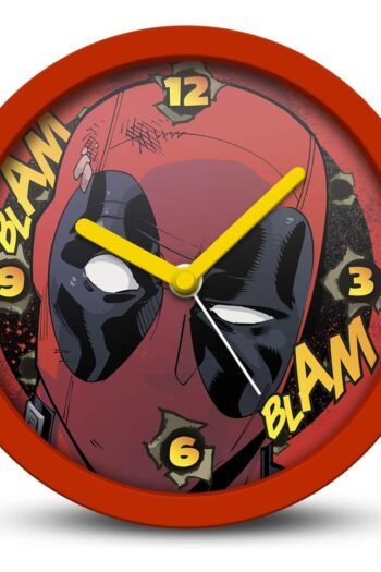 Marvel Desk Clock Deadpool Blam Blam
