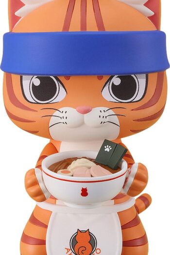 Red Cat Ramen Nendoroid Action Figure Bunzo 10 cm