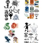 Harry Potter Temporary Tattoos Set