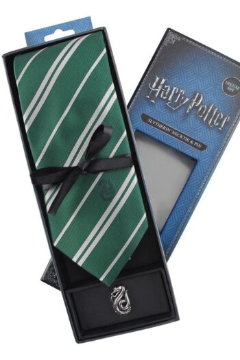 Harry Potter Tie & Metal Pin Deluxe Box Slytherin