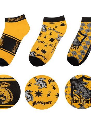 Harry Potter Ankle Socks 3-Pack Hufflepuff