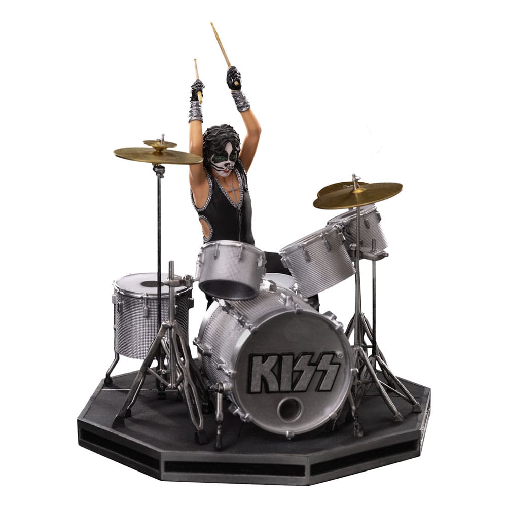 x_is95447 Kiss Art Scale Statue 1/10 Peter Criss Limited Edtition 22 cm - immagine 1
