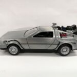 Back to the Future Hollywood Rides Diecast Model 1/32 DeLorean Time Machine