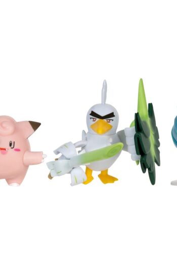 Pokémon Battle Figure Set 3-Pack Clefairy, Beldum, Sirfetch'd 5 cm