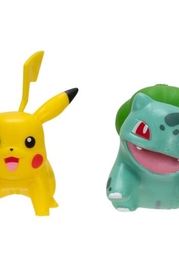 Pokémon Battle Figure First Partner Set Figure 2-Pack Bulbasaur #2, Pikachu #1