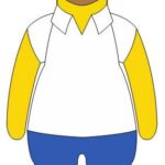 Simpsons Plush Figure Homer 33 cm