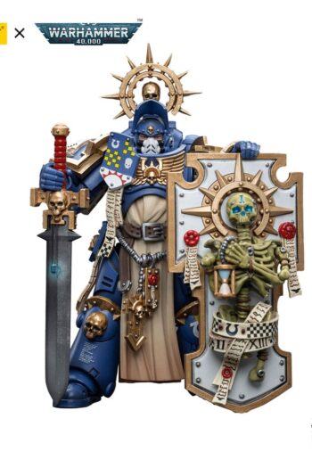 Warhammer 40k Action Figure 1/18 Ultramarines Primaris Captain with Relic Shield and Power Sword 12 cm