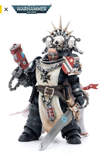 Warhammer 40k Action Figure 1/18 Black Templars Marshal Baldeckrath 12 cm