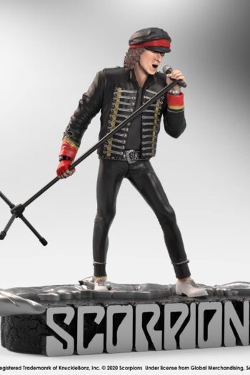 Scorpions Rock Iconz Statue Klaus Meine Limited Edition 22 cm