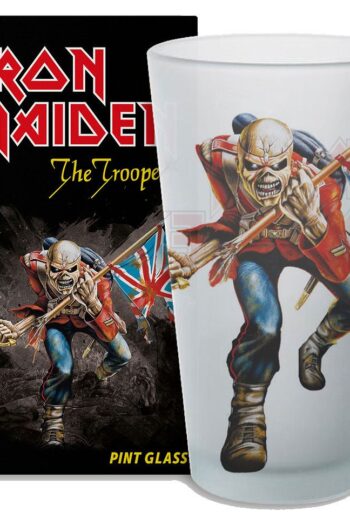 Iron Maiden Pint Glass The Trooper